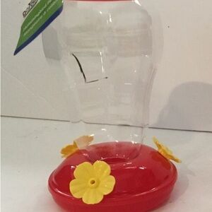 Hummingbird feeders with hooks. 7” x 4” diameter. New